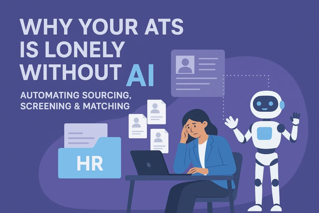 Why Your ATS Is Lonely Without AI Automating Sourcing, Screening & Matching