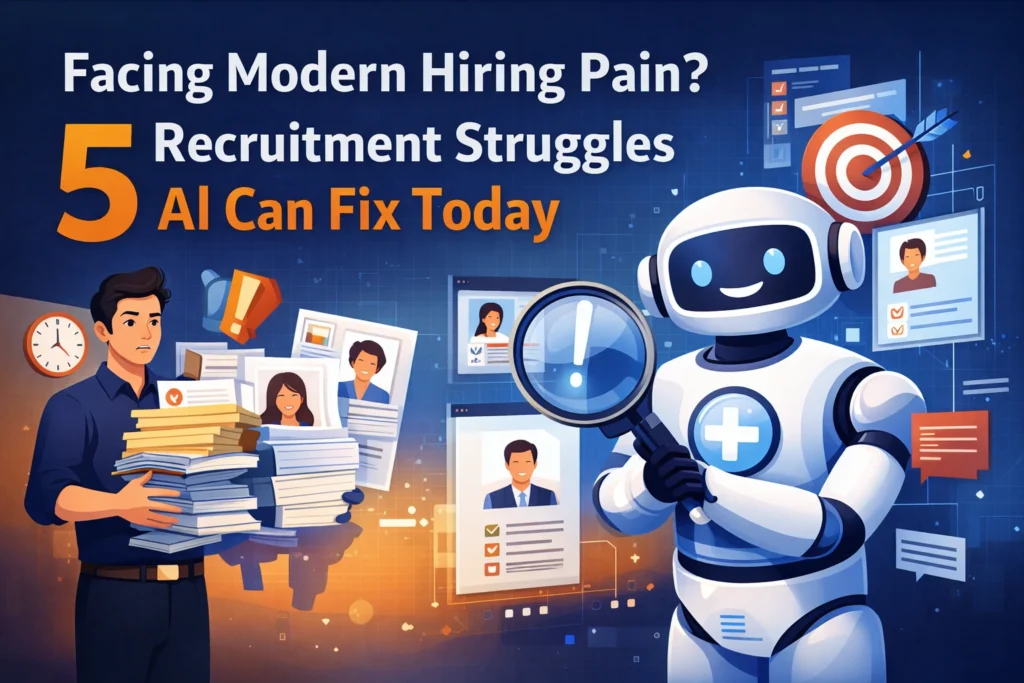 5 Recruitment Struggles AI Can Fix Today